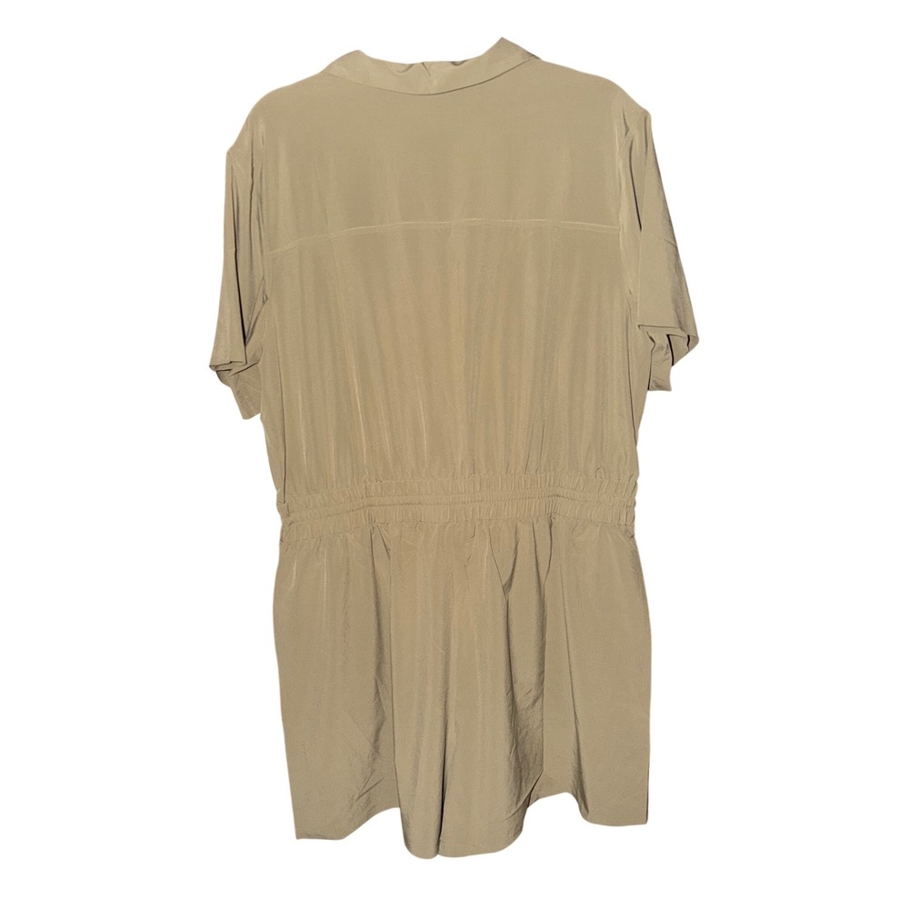 Athleta Avenue Romper Womens Large Olive Branch New NWT - Picture 6 of 8